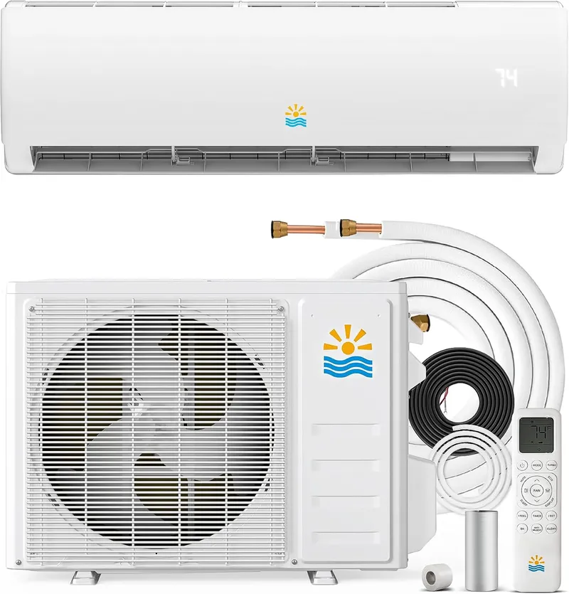 Rellytech 11500 BTU Mini Split AC Heating System
